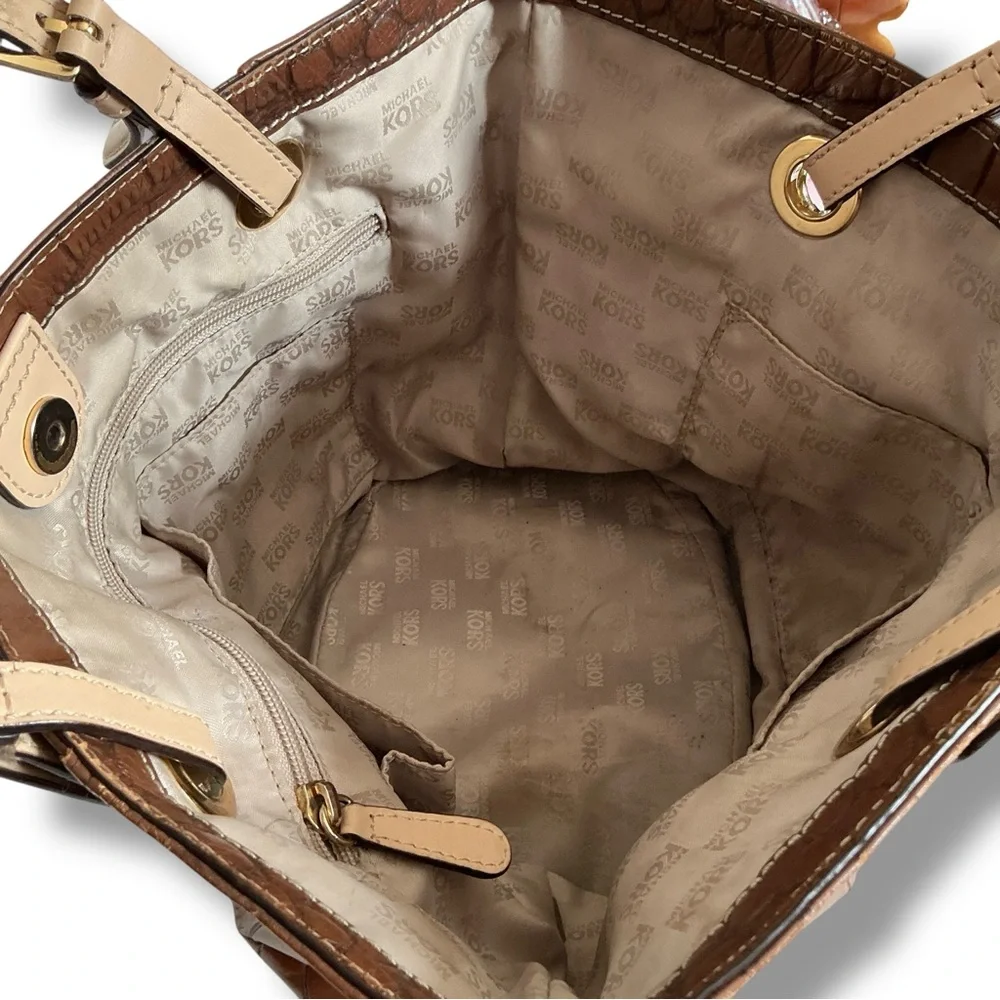 MICHAEL Michael Kors Alligator Embossed Tote Bag
